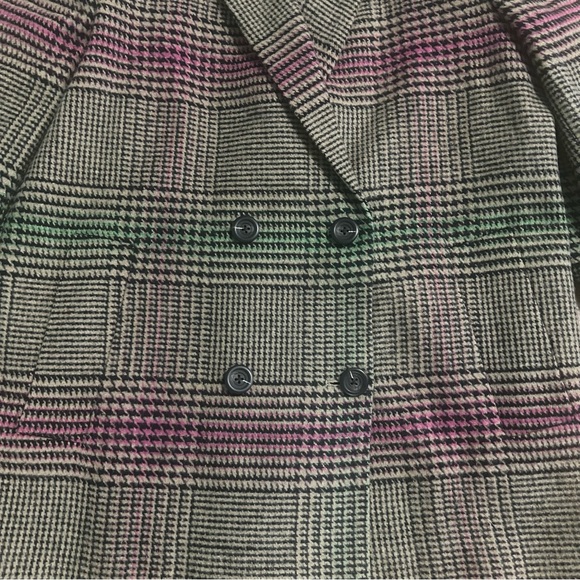 BODEN Double-Breasted Checked Coat Women’s Size 10 - Picture 16 of 16